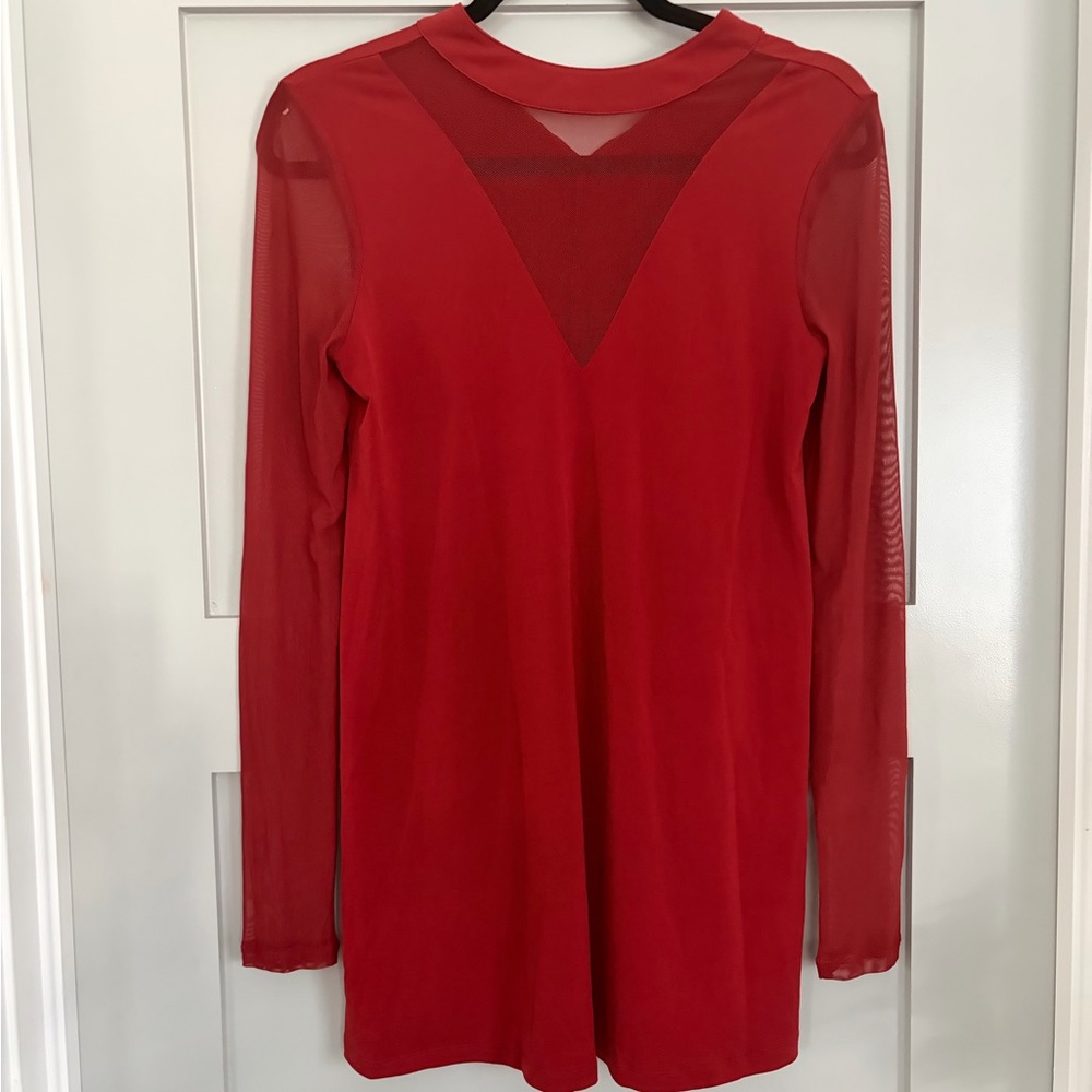 Bcbgeneration Rust Mini Shift Dress - image 1